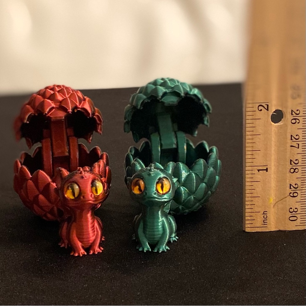 Metallic Dragon Egg and Baby Dragon Toy Set Is Dramatic and Special - Choose One - Picture 11 of 11